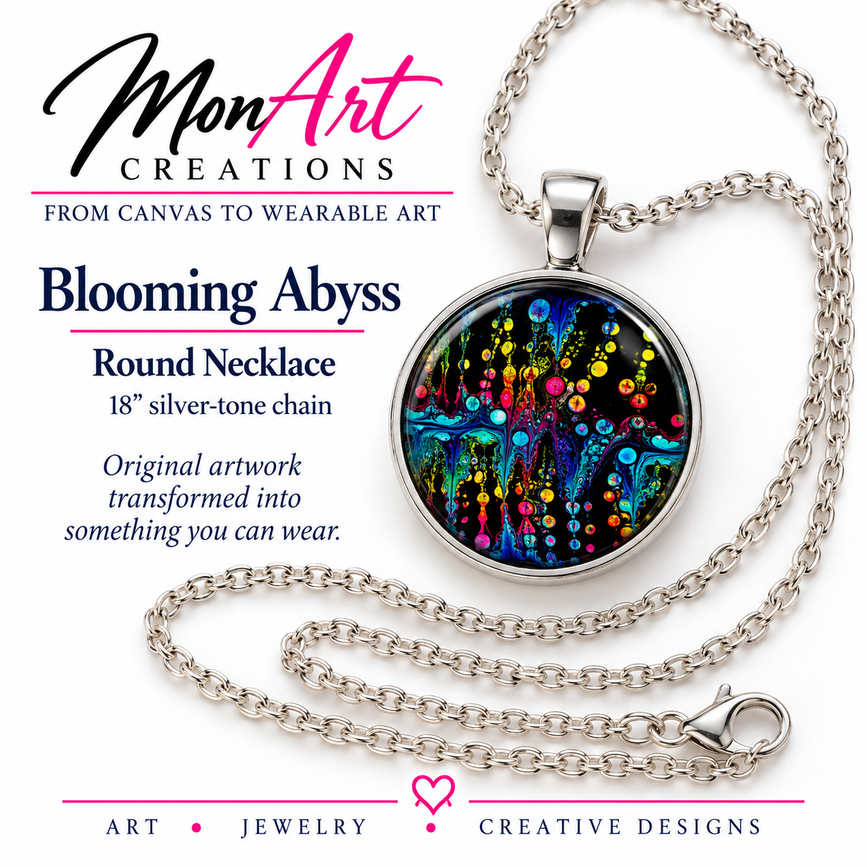 Blooming Abyss Round Necklace